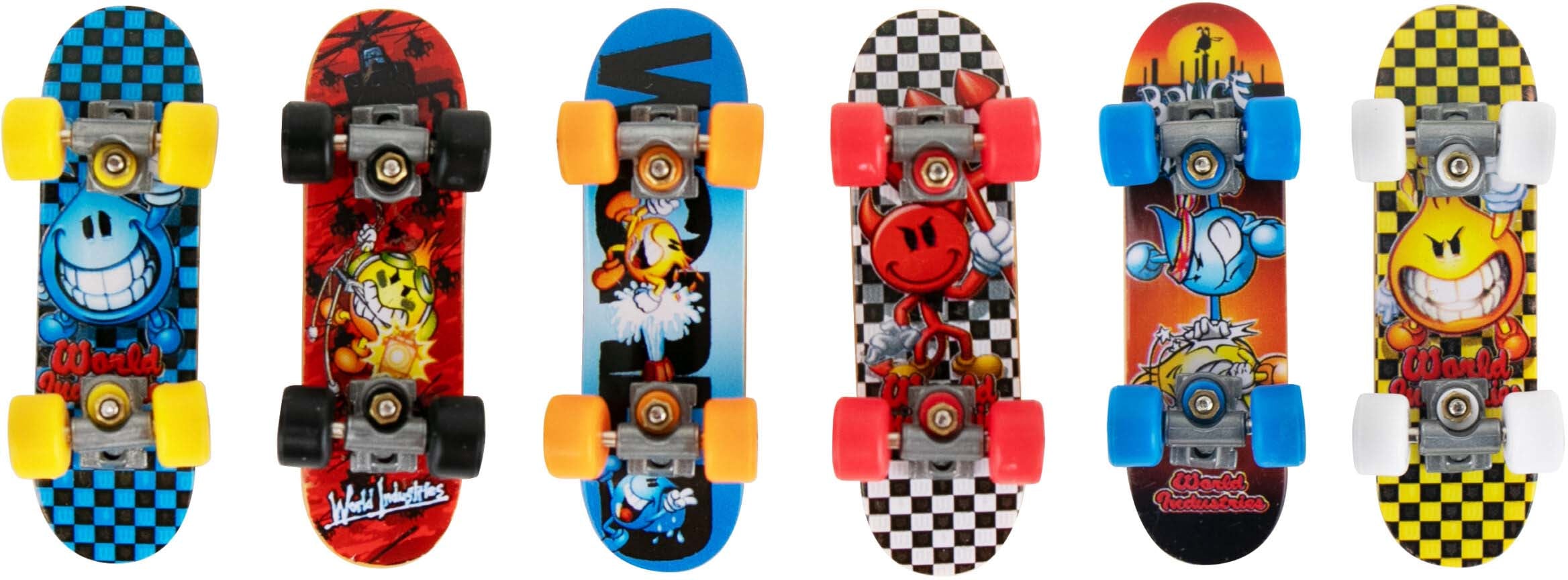 Tech Deck Finger Skateboard Lot - (2) Blind & (3) World Industries