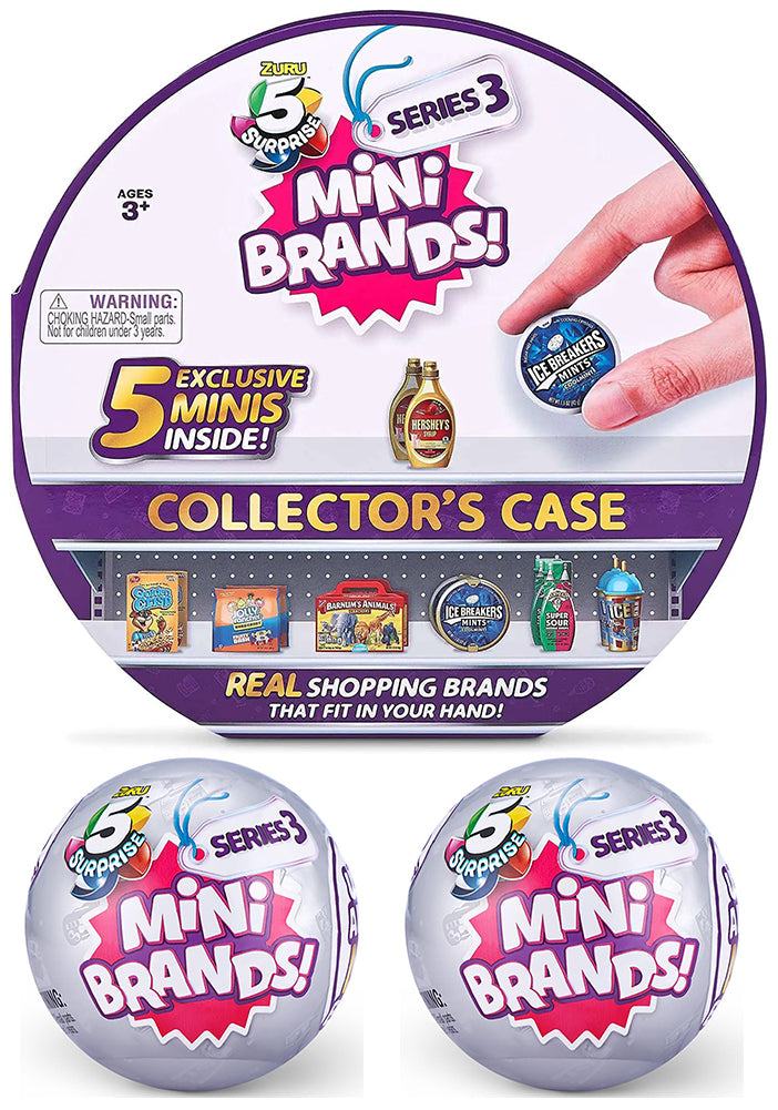 Zuru 5 Surprise Toy Mini Brands: Collectors Case With 5 Minis 