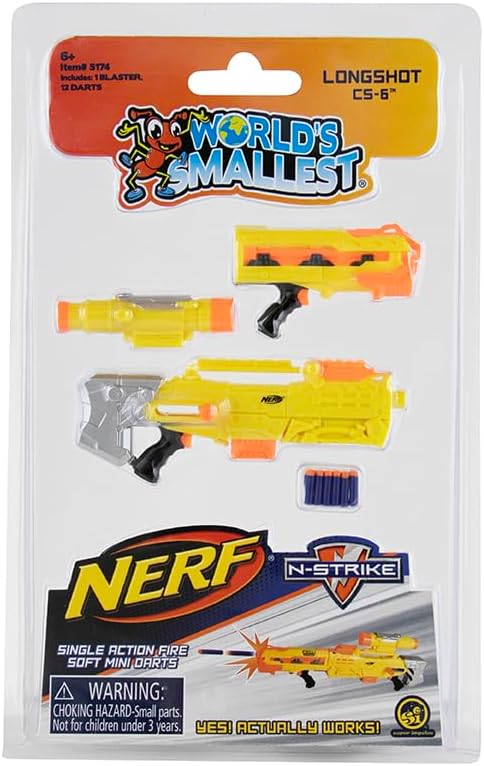 World's Smallest Nerf Elite Blasters