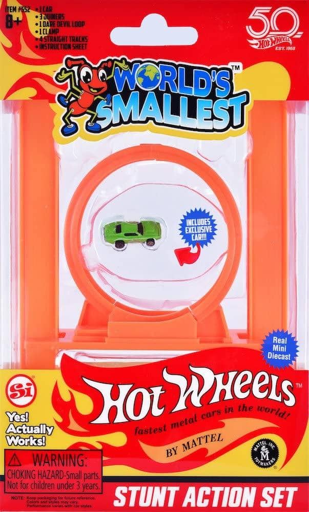 World's Smallest Hot Wheels Stunt Action Set