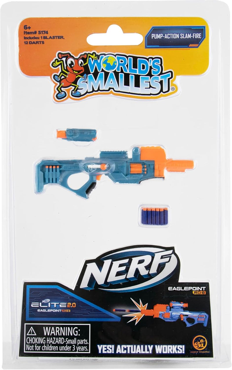 World's Smallest Nerf Elite Blasters