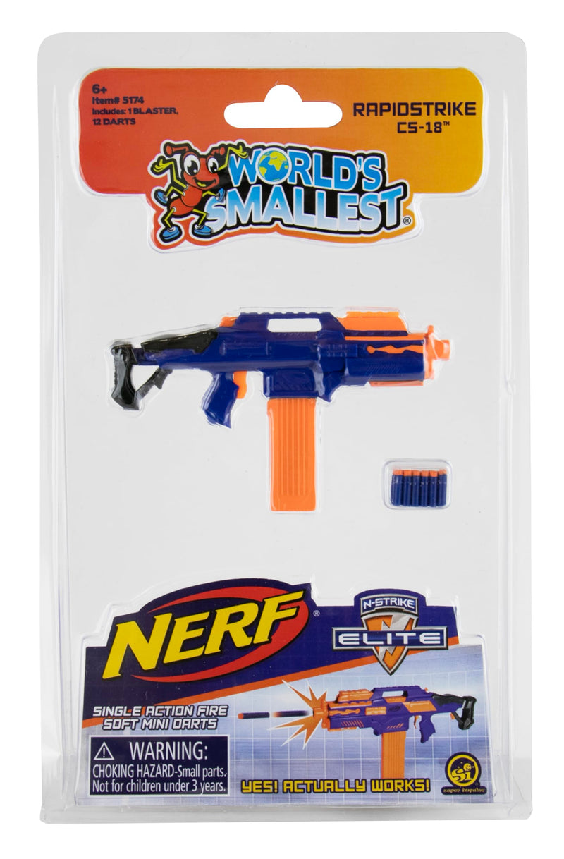 World's Smallest Nerf Elite Blasters