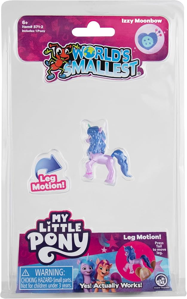 World's Smallest My Little Pony In Motion - Bundle of 3