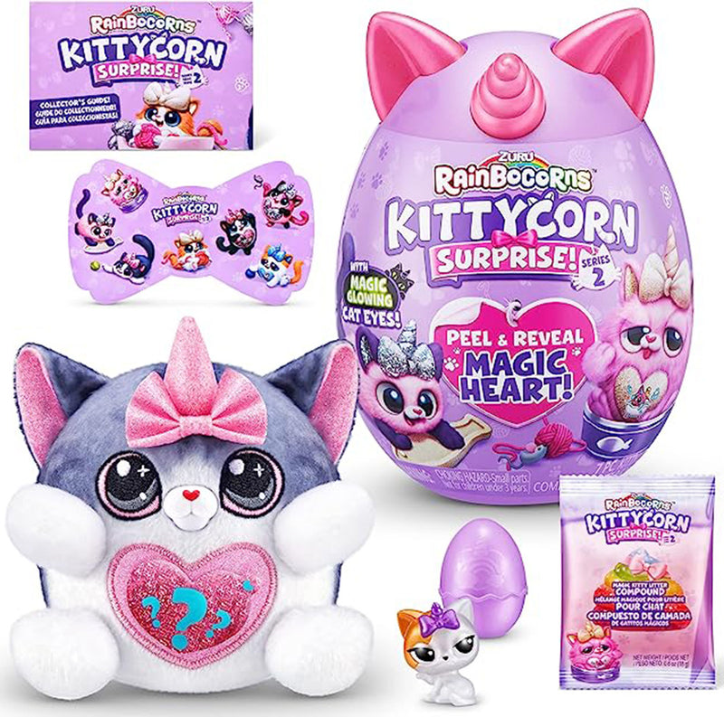 Rainbocorns Sparkle Heart Surprise Series 2 Kittycorn - random or select individual (mini rainbocorn) all together