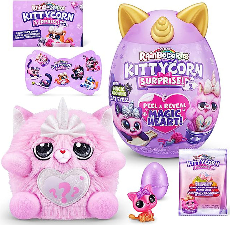 Rainbocorns Sparkle Heart Surprise Series 2 Kittycorn - random or select individual (mini rainbocorn)