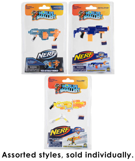 World's Smallest Nerf Elite 2.0 Blasters