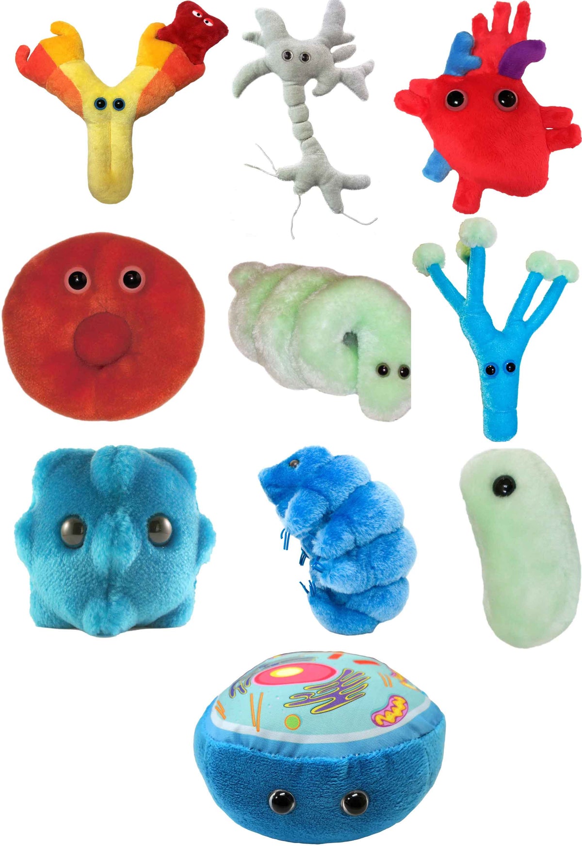 Giant Microbes Dolls Bundle of 3