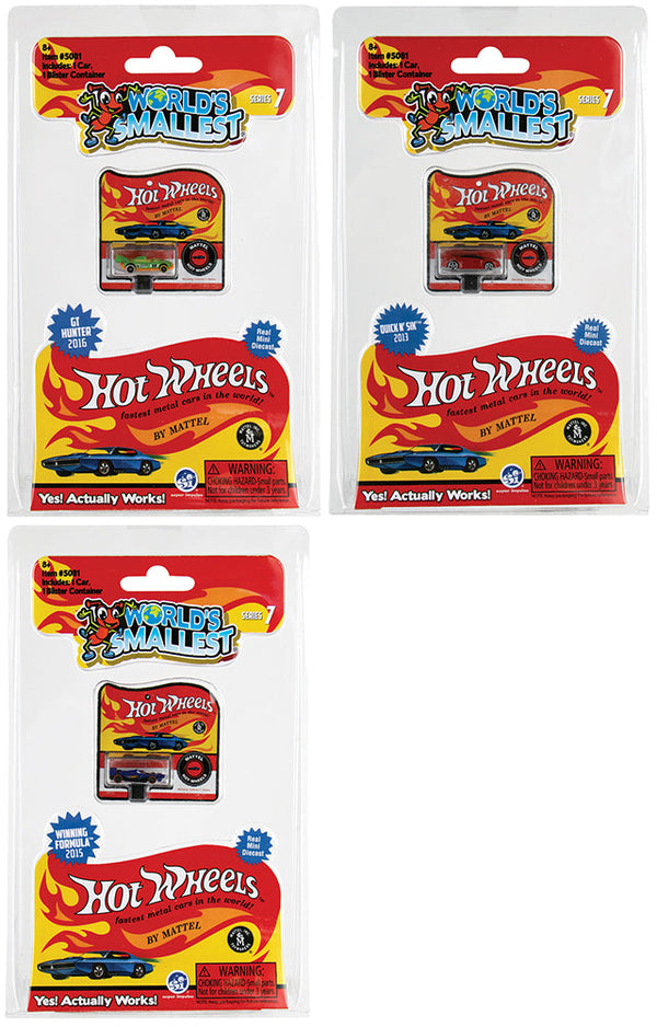 World s Smallest Hot Wheels Series 7 1 Random