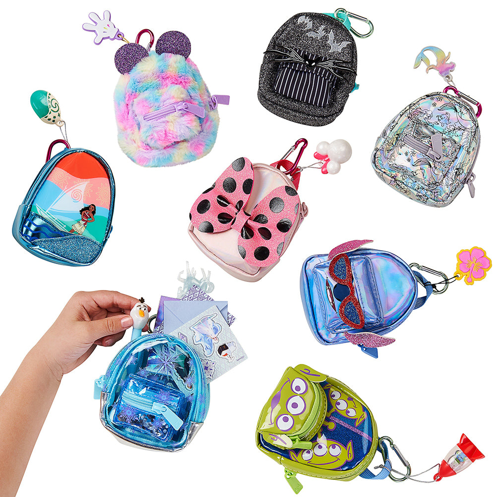 WEIRD Set! Unboxing Disney Real Littles Backpacks & Handbags! 