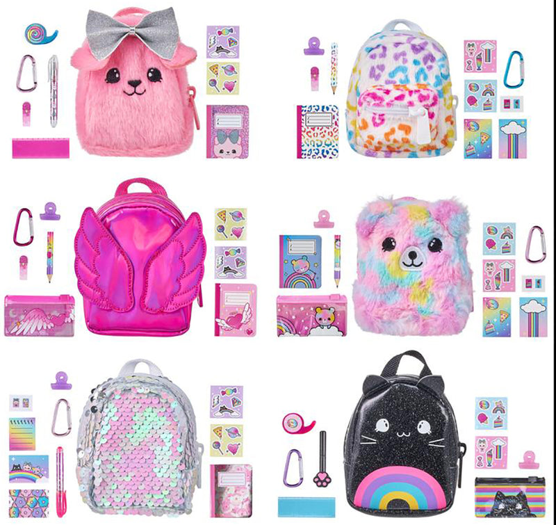 Shopkins Silver Unicorn Real Littles Backpack with 6 Surprises
