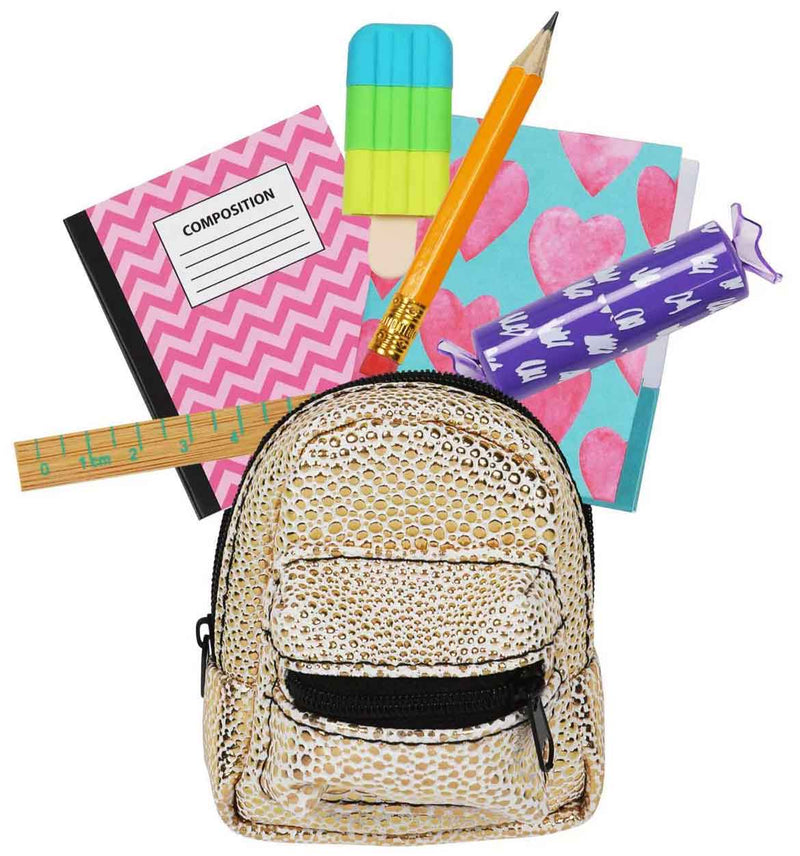  REAL LITTLES - Micro Backpack - 3 Pack with 18 Stationary  Surprises Inside! - Styles May Vary : Clothing, Shoes & Jewelry
