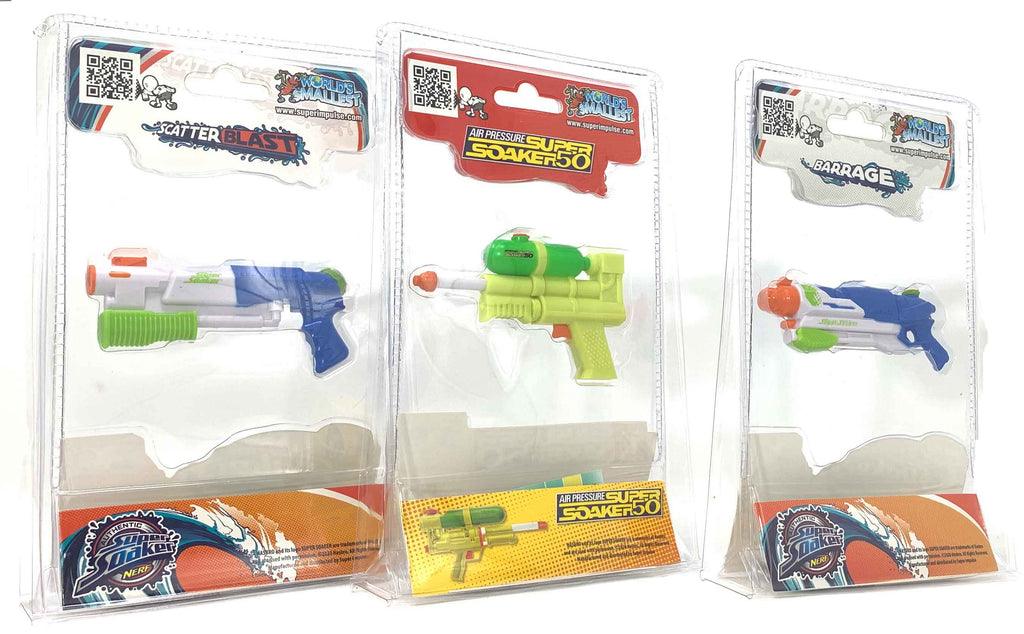 Nerf Mini Super Soaker BARRAGE Gun World's Smallest Hasbro New